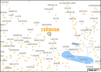 map of Cerovi Do