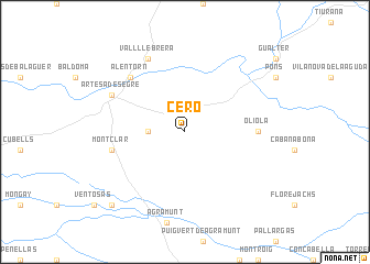 map of Ceró