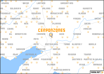 map of Cerponzones