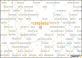 map of Cerquedo