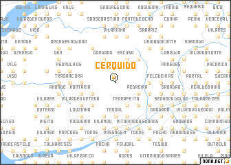 map of Cerquido