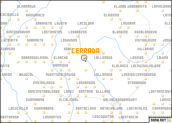 map of Cerrada