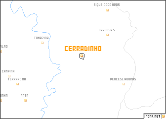 map of Cerradinho