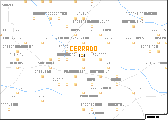 map of Cerrado