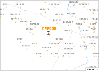 map of Cerrah