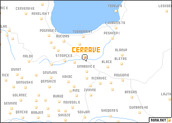 map of Çërravë