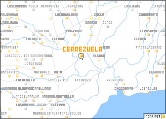 map of Cerrezuela