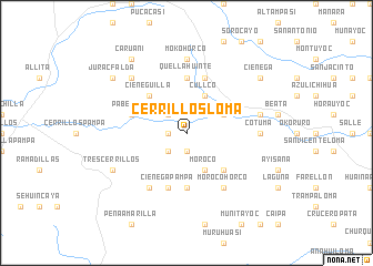 map of Cerrillosloma