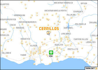 map of Cerrillos