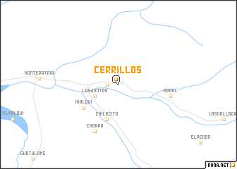 map of Cerrillos