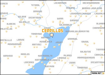 map of Cerrillos