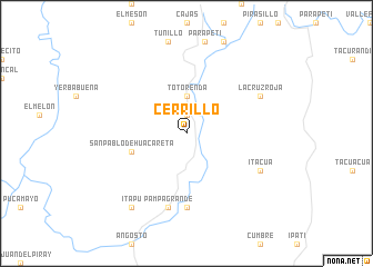 map of Cerrillo