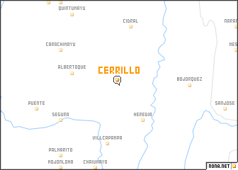 map of Cerrillo