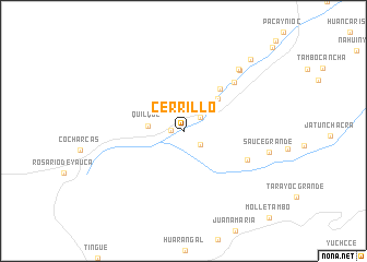 map of Cerrillo