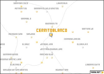 map of Cerrito Blanco