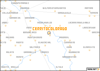 map of Cerrito Colorado