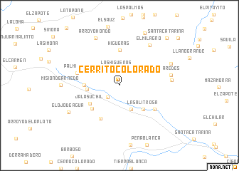 map of Cerrito Colorado