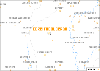 map of Cerrito Colorado