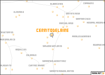 map of Cerrito del Aire