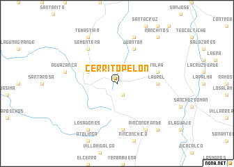 map of Cerrito Pelón