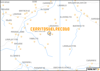 map of Cerritos Del Recodo