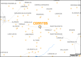 map of Cerritos