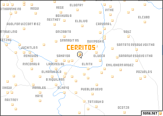 map of Cerritos