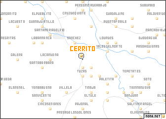 map of Cerrito