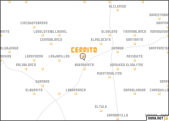 map of Cerrito