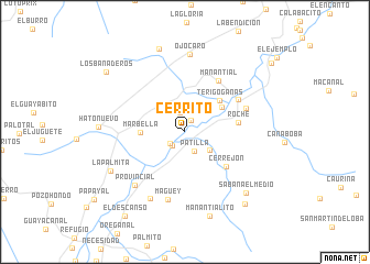 map of Cerrito