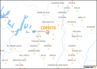 map of Cerrito