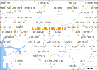 map of Cerro Alto Bonito