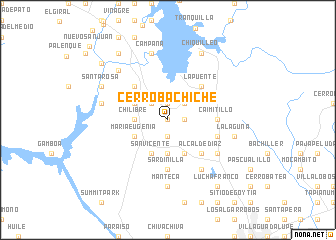 map of Cerro Bachiche