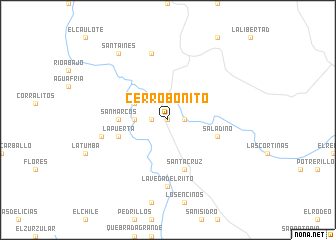 map of Cerro Bonito