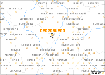 map of Cerro Bueno