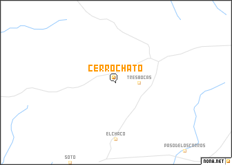 map of Cerro Chato