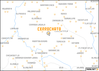 map of Cerro Chato