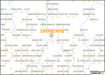 map of Cerro Chino