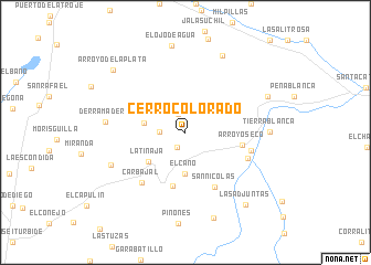 map of Cerro Colorado