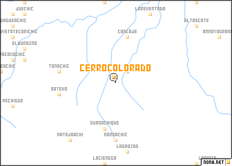 map of Cerro Colorado