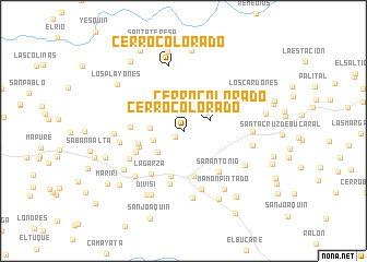 map of Cerro Colorado