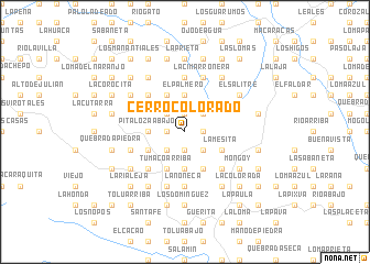 map of Cerro Colorado