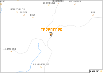 map of Cerro-Corá