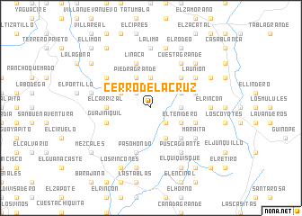 map of Cerro de la Cruz