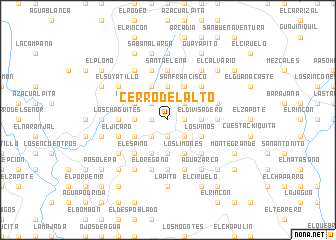 map of Cerro del Alto