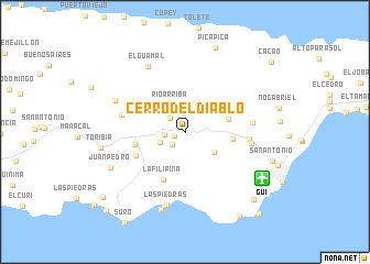map of Cerro del Diablo