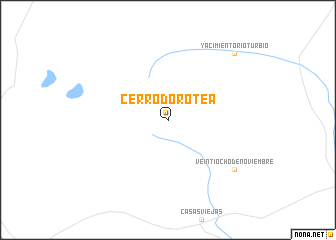 map of Cerro Dorotea