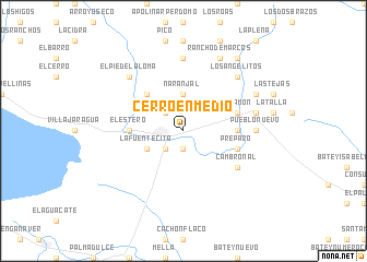 map of Cerro en Medio