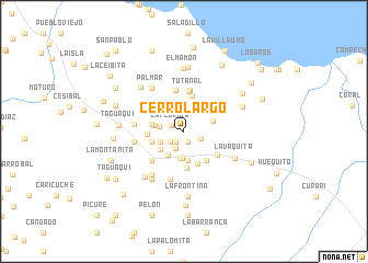 map of Cerro Largo