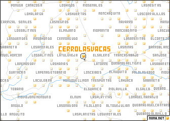 map of Cerro Las Vacas